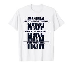 Swim Bike Run Triathlonrad Triathlet Training Triathlon T-Shirt von Zubehör Triathlon Bike Damen Motivation Geschenke