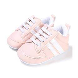 Zukmuk Baby Turnschuhe Anti-Rutsch Krabbelschuhe für Baby Schuhe Lauflernschuhe Mädchen Babyschuhe 0-6 Monate Lauflernschuh Baby Sneaker Mädchen (Rosa A, 0_Months, 11) von Zukmuk