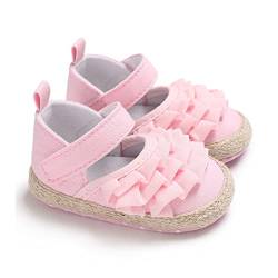 Zukmuk Krabbelschuhe für Baby Schuhe Lauflernschuhe Mädchen Babyschuhe 0-6 Monate Lauflernschuh Anti-Rutsch Krabbelschuhe Baby Schuhe Jungen 0-6 Monate (Rosa D, 0_Months, 11) von Zukmuk