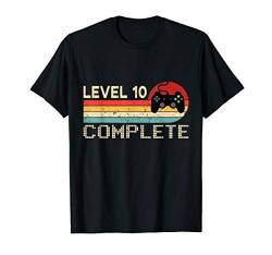 10. Geburtstag Shirt - Gamer Level 10 Complete T-Shirt von Zum2 10. Geburtstag Geschenk
