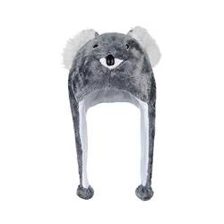 ZumZup Unisex Erwachsene Kinder Plüschhut Winter Mütze Hüte Bühnenwerkzeuge Geschenk Casual B Koala One Size(ab 8 Jahren Alt) von ZumZup