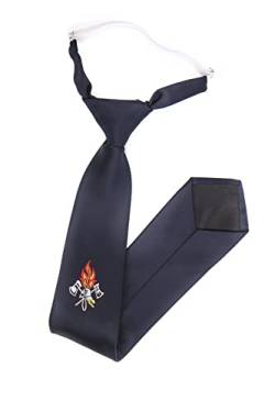 Zunftbedarfde Fertigbinder Krawatte Feuerwehr, Blau, Einheitsgröße von Zunftbedarfde