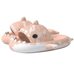 Unisex Shark Slides Schuhe, Shark Slides Erwachsene, Cloudy Shark Slides für Männer und Frauen (Pink White, adult, women, numeric_36, numeric_range, eu_footwear_size_system, numeric_37, medium) von Zureto