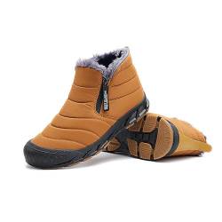 Winter Pro 2.0-Wasserfeste Barfußschuhe, Outdoor Waterproof Barefoot Shoes Herren Damen Unisex Herbst (Coffee, Erwachsene, Damen, 42, Numerisch, EU Schuhgrößensystem, M) von Zureto