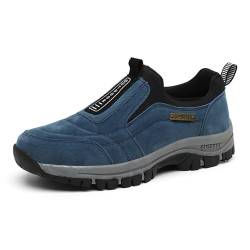 Zureto Hatme Orthopädische Wanderschuhe, Herren-Sportschuhe, atmungsaktive Freizeitschuhe, rutschfeste Schuhe (Dark Blue, Erwachsene, Herren, 46, Numerisch, EU Schuhgrößensystem, M) von Zureto