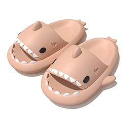 Zureto Sharkies Shoes, Cute Cloudy Shark Slides Erwachsene, Shark Two-Tone Hausschuhe Unisex (Pink, adult, women, numeric_40, numeric_range, eu_footwear_size_system, numeric_41, medium) von Zureto