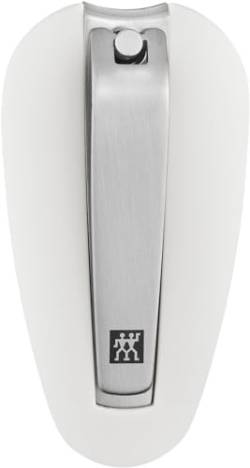 ZWILLING Nagelknipser mit Ergonomischer Form aus Edelstahl mit Auffangbehälter, Premium, Weiß, 65 mm von Zwilling