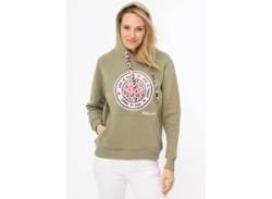 Hoodie ZWILLINGSHERZ Gr. L/XL, grün (khaki) Damen Sweatshirts -jacken von Zwillingsherz