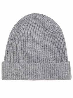 Zwillingsherz Grobstrick-Wintermütze aus 100% Kaschmir - Hochwertige Strickmütze für Damen- Hat - Unisex – One Size – Cashmere – warm & weich im Frühjahr Herbst & Winter - HGR von Zwillingsherz