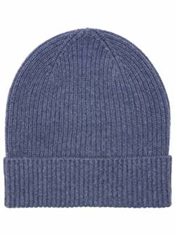 Zwillingsherz Grobstrick-Wintermütze aus 100% Kaschmir - Hochwertige Strickmütze für Damen - Hat - Unisex – One Size – Cashmere – warm & weich im Frühjahr Herbst & Winter - Jeans von Zwillingsherz