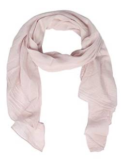 Zwillingsherz Seiden-Tuch für Damen Mädchen Uni Elegantes Accessoire/Baumwolle/Seiden-Schal/Halstuch/Schulter-Tuch oder Umschlagstuch einsetzbar - rosa von Zwillingsherz