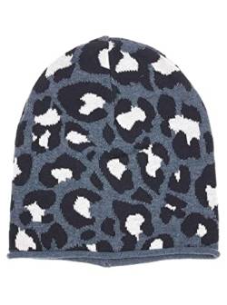 Zwillingsherz Slouch Beanie Mütze mit Baumwolle für Kinder Mädchen Jungen - Hochwertige Cap Kappe im Leo Muster Motiv - Perfekt für Sommer Herbst Winter - Warme Haube für Kids von Zwillingsherz