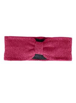 Zwillingsherz Stirnband mit Kaschmir - Hochwertiges Strick-Kopfband für Damen Frauen - Uni - Mit Fleece - Wolle - Ohrenschutz - Haarband - warm - weich für Winter und Frühjahr pink von Zwillingsherz