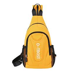 Bauchtasche Hüfttasche Dual Use Brusttasche Reiserucksack Multifunktions Rucksäcke Schultertaschen, gelb, Einheitsgröße, Rucksack Rucksäcke von Zylione