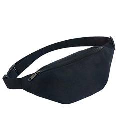 Tasche 2019 Sport Tasche Casual Messenger Schulter Outdoor Tasche Unisex Tasche Tasche Taille Pack Tasche, Schwarz , Einheitsgröße von Zylione