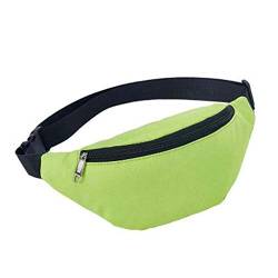 Tasche 2019 Sport Tasche Casual Messenger Schulter Outdoor Tasche Unisex Tasche Tasche Taille Pack Tasche, grün, Einheitsgröße von Zylione