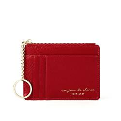 Zylione Damen Kleine Mode Geldbörse Multi Card ID Tasche Damen Geldbörse Clutch Bag Armbänder für Frauen Klein, rot, Einheitsgröße von Zylione