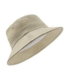 Zylioo Fischerhut Größe XXL, Großer Kopf UV Anglerhut,Sonnen Schutz Bucket Hats, Sommer Schnelltrocknend Golf Hat von Zylioo