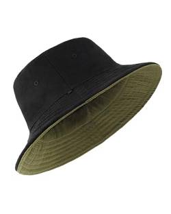 Zylioo X-Large Bucket Sun Hats Cap Large Double Sided Hat Reversible Fisherman Hats for Men Women Big Heads von Zylioo