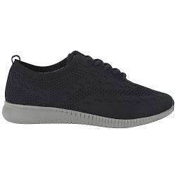 a.soyi Shinsa Sneaker Damen 36-42 I Stylischer Damen Sneaker aus Strickmaterial, atmungsaktiv I Herausnehmbare, atmungsfähige & waschbare Einlegesohle von a. soyi