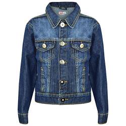 A2Z 4 Kids Kinder Jungen JACKE Kinder Denim Stil Stilvoll - Boys Denim Jacket 7-8 von a2z4kids