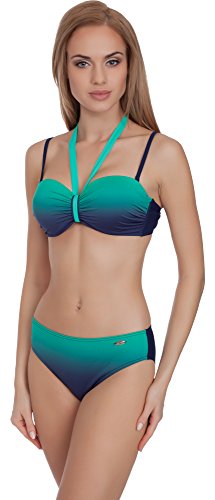 aQuarilla Damen Bikini Set 71H191 (Navy/Minze, 38) von aQuarilla