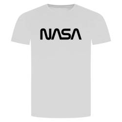 NASA Logotype The Worm T-Shirt - National Aeronautics and Space Administration Weiss 4XL von absenda