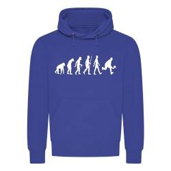 absenda Evolution Tischtennis Kapuzenpullover - Ping Pong Ball Schläger Tisch Tennis Blau L von absenda