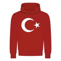 absenda Türkei Kapuzenpullover - Turkey Türkiye Istanbul Ankara Antalya Flagge Fahne Rot 2XL von absenda