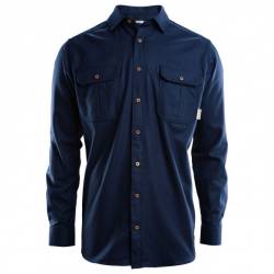 Aclima - Leisurewool Reborn Woolshirt - Hemd Gr S blau von aclima