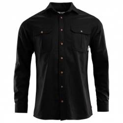 Aclima - Leisurewool Reborn Woolshirt - Hemd Gr S schwarz von aclima