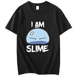 acsefire That Time I Got Reincarnated As A Slime T-Shirts T-Shirt Rimuru Tempest T-Shirts Rimuru Slime Sommer Kurzarm Streetwear Pullover für Männer Frauen Teens von acsefire