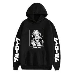 acsewater Blue Lock Anime Hoodie Unisex Isagi Yoichi Langarm Kapuze Pullover Casual Sweatshirt Nagi Seishirou Paar Tops von acsewater