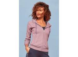 Trainingsjacke LASCANA ACTIVE Gr. L (44/46), rosa (altrosa) Damen Jacken Sportjacken von active by Lascana