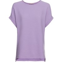 adagio T-Shirt, Struktur-Musterung, Teilungsnaht, für Damen, lila, 42 von adagio