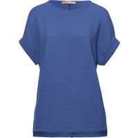 adagio T-Shirt, Struktur-Musterung, für Damen, blau, 42 von adagio