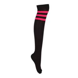 adam & eesa Damen Über Kniestrümpfe Argyle Cosplay Strümpfe Cheerleader Streifen Socken - EU 35-41 von adam & eesa