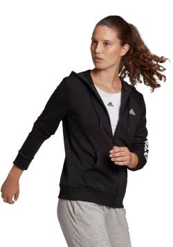 Große Größen: Sweatjacke, schwarz, Gr.L von adidas CORE SPORT INSPIRED