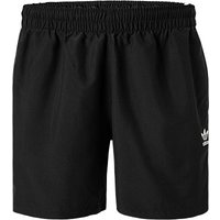 adidas ORIGINALS Herren Badeshorts schwarz Mikrofaser unifarben von adidas Originals