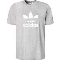 adidas ORIGINALS Herren T-Shirt grau Baumwolle meliert von adidas Originals
