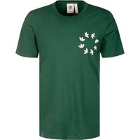 adidas ORIGINALS Herren T-Shirt grün Baumwolle von adidas Originals