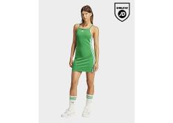 adidas Originals 3-Streifen Minikleid - Damen, Green von adidas Originals