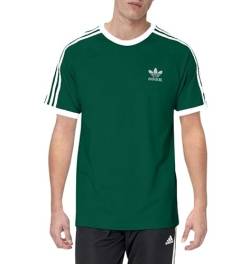adidas Originals Adicolor Herren-T-Shirt mit 3 Streifen, Collegiate Green, X-Groß von adidas Originals