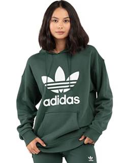 adidas Originals Damen Adidas Adicolor Trefoil Hoodie, Mineralgrün, XL von adidas Originals