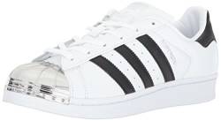 adidas Originals Damen Superstar Metal Toe Schuhe Sneaker, Weiß/Core Black/Silver Metallic, 40 EU von adidas Originals