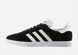 adidas Originals Gazelle Shoes - Herren, Core Black / Footwear White / Clear Granite von adidas Originals