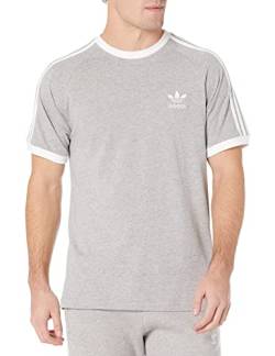 adidas Originals Herren Adicolor Classics 3-Streifen T-Shirt, Mittelgrau meliert, Mittel von adidas Originals