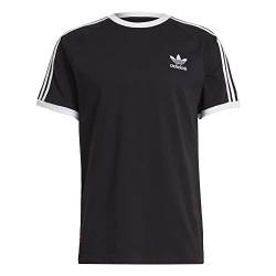 adidas Originals Herren Adicolor T-Shirt mit 3 Streifen Hemd, schwarz, X-Groß von adidas Originals