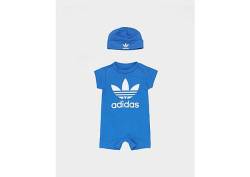 adidas Originals Jumpsuit and Beanie Gift Set Infant - Damen, Blue Bird von adidas Originals