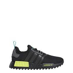 adidas Originals Men's NMD_R1 Trail Sneaker, Black/Real Blue/Semi Solar Yellow, 9 Medium US von adidas Originals